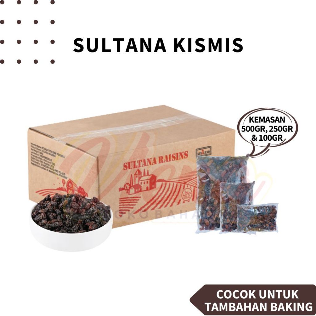 

Kismis Sultana / Sultana Raisins REPACK 500gr