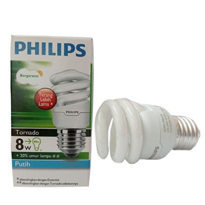 Philips Tornado 8w (8watt, 8 watt)