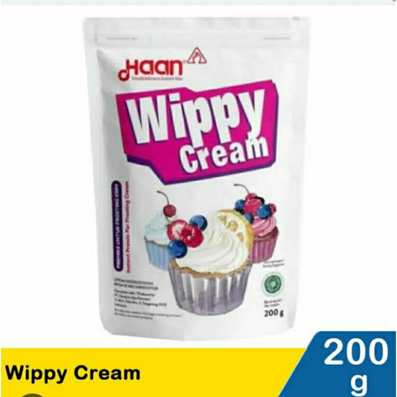 

Wippy Cream merk Haan 200gr pounch