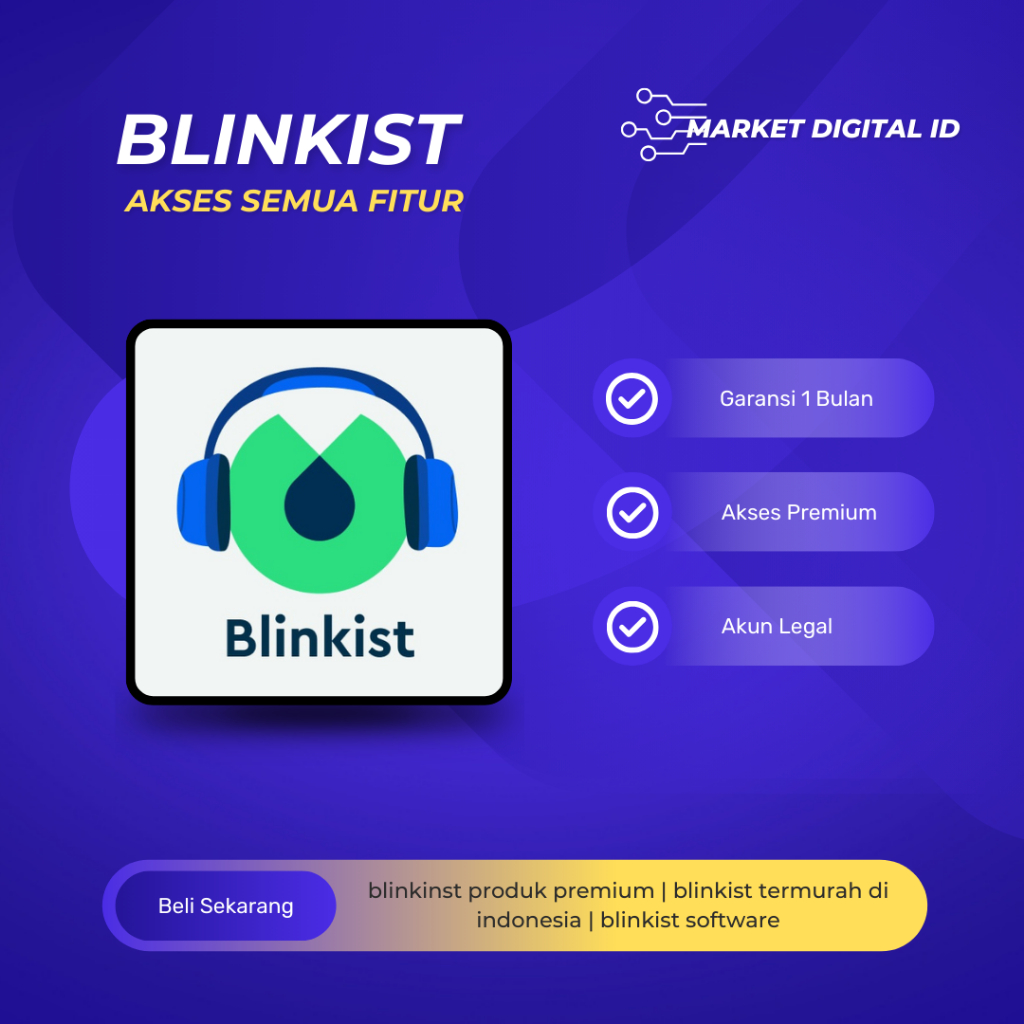 blinkinst produk premium toko kami | blinkist termurah di indonesia| blinkist software akses premium