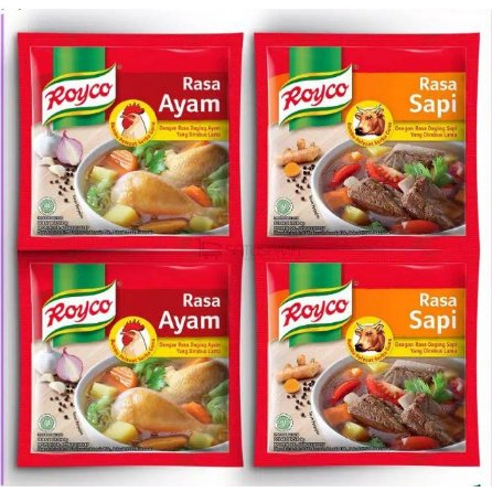 

Royco Ayam dan Sapi Renceng 36 sachet x 8 gram