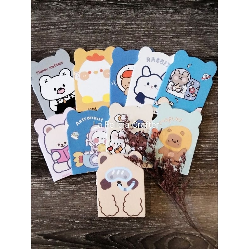 

La Felicia Buku Tulis Memo Kecil Mini Motif Kartun/Note Book