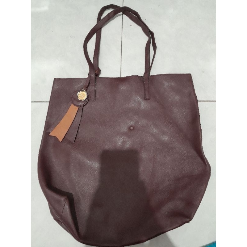 totebag ST.SCOTT london original branded kulit monza bag 40x40