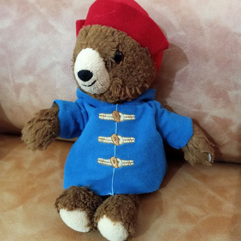 Boneka Teddy Paddington biru