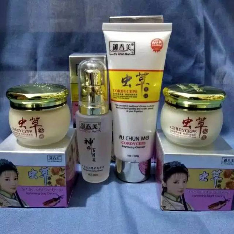 PAKET YU CHUN MEI SKINCARE IMPORT ORIGINAL 4 IN 1