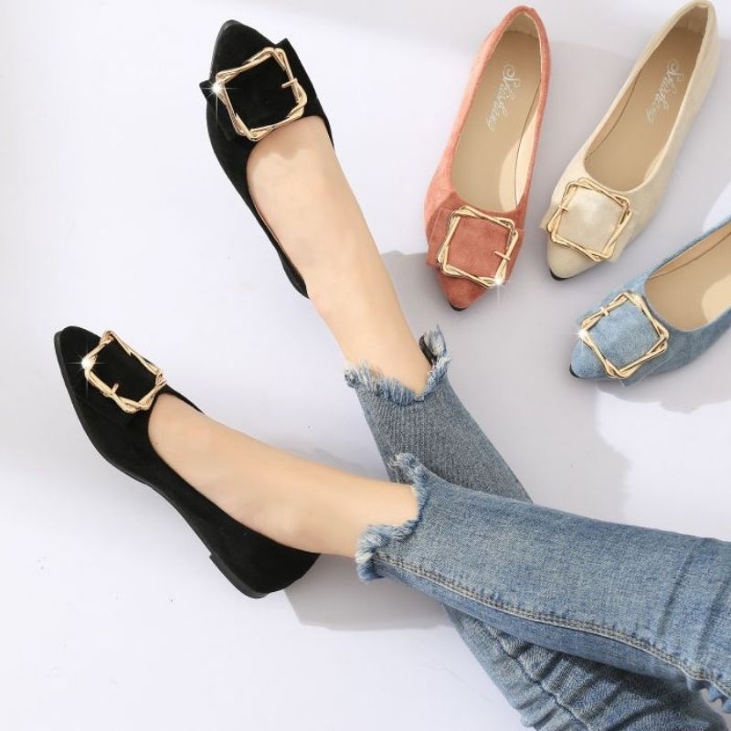 FLAT SHOES WANITA / SEPATU FLAT WANITA / SEPATU NATAL WANITA / SEPATU FLAT PEREMPUAN / FLAT SHOES  /