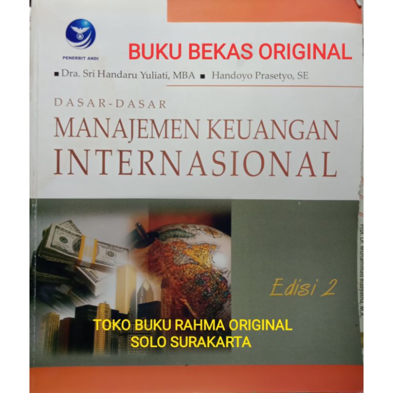Dasar-dasar Manajemen Keuangan Internasional Edisi 2 Sri Handaru Handoyo Prasetyo Kode K-Mn 040 Asli