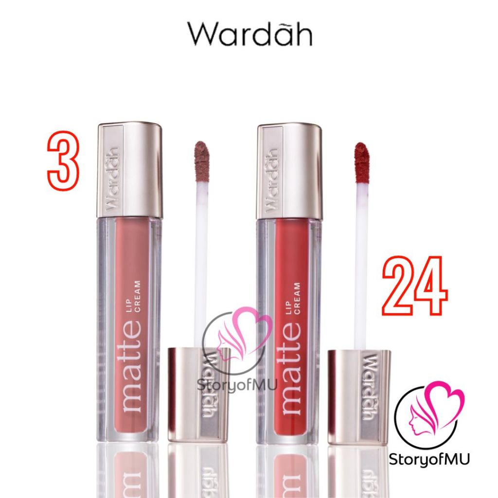 [BUNDLE] WARDAH Ombre Lip Set | Exclusive Matte Lip Cream 4g Original