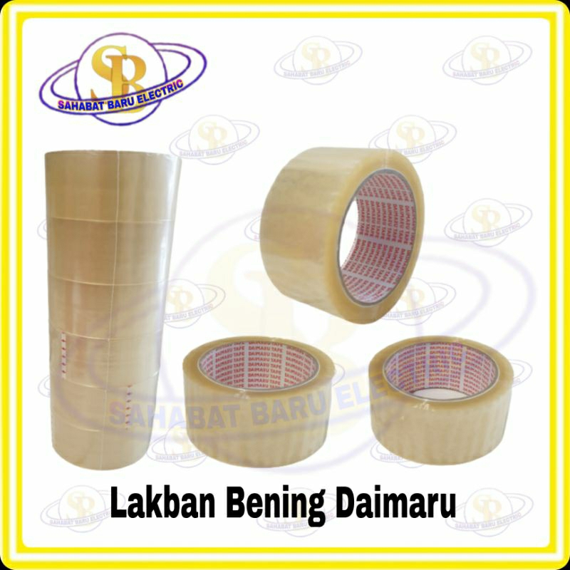 

DAIMARU - Lakban Bening 2 Inch / 48mm x 90 Yard / Tape / Isolasi