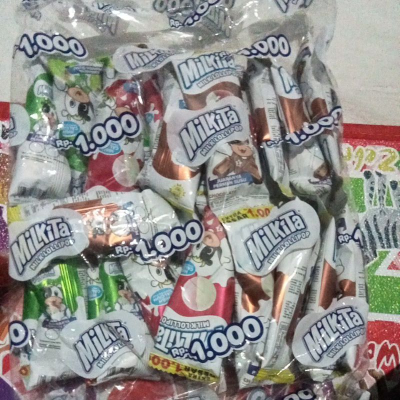 

Milkita lolly renteng aneka rasa