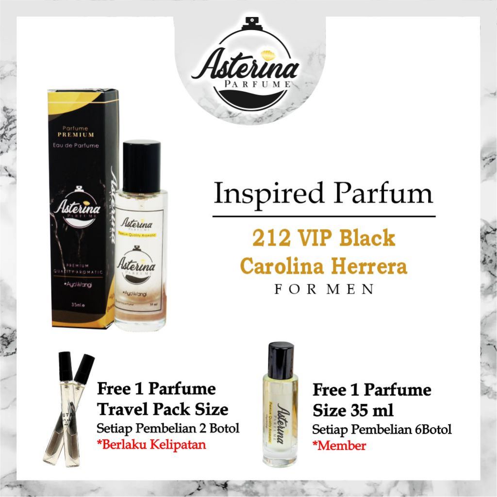 ASTERINA PARFUME - Inspired parfume 212 Vip Black