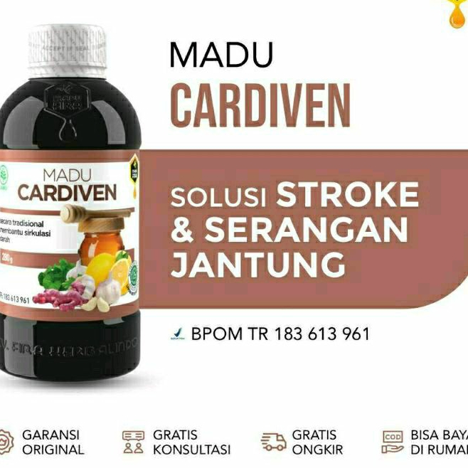 Madu Cardiven stroke dan serangan jantung