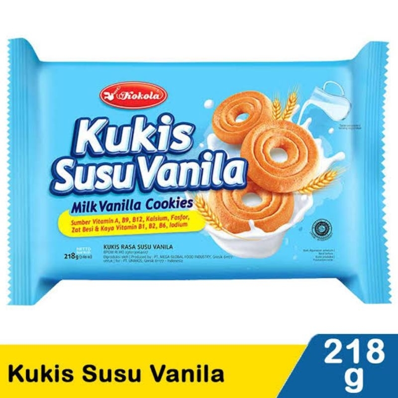 

kokola kukis susu vanilla 218gr