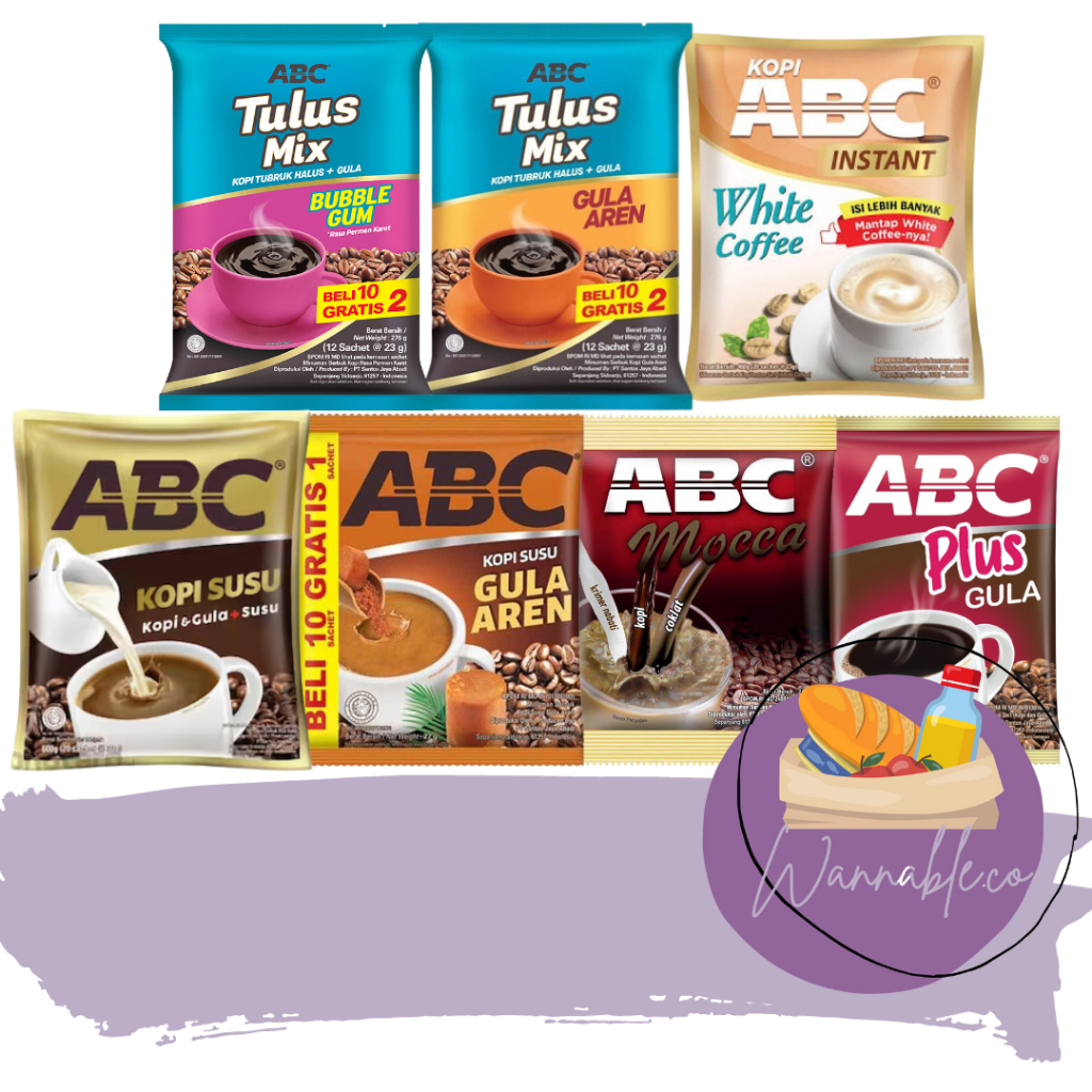 

ABC KOPI SUSU, GULA AREN, MOCCA, TULUS MIX, WHITE COFFEE, KOPI GULA