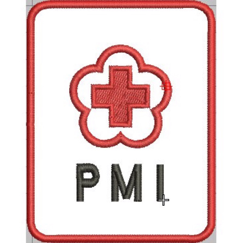 BET PMI BORDIR / BADGE PMI BORDIR / LOGO PMI BORDIR