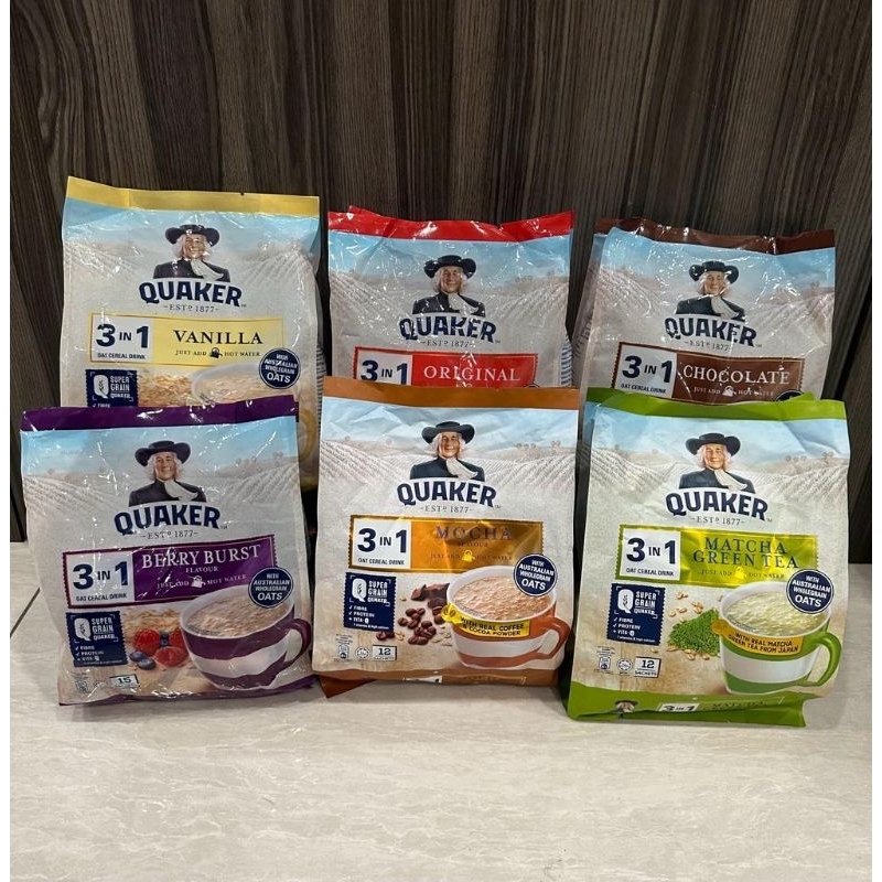 

Quaker 3in1 Sachet Malaysia original