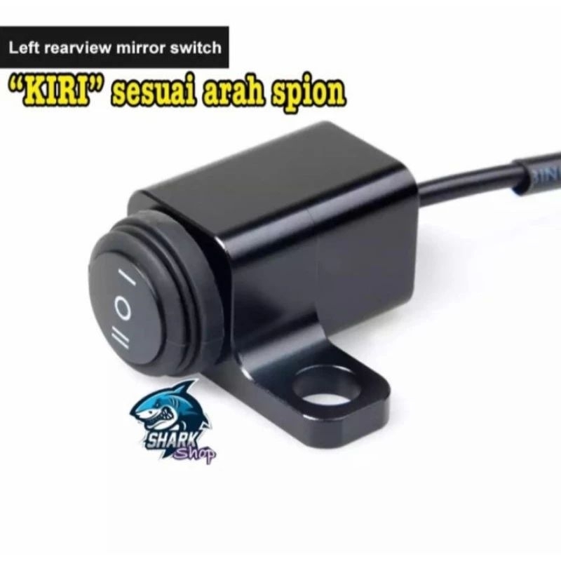 Saklar lampu tembak 3 mode bahan full besi waterproff