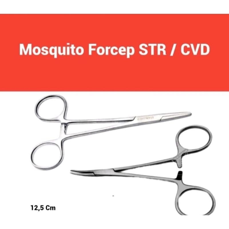 Klem Arteri Lurus & Bengkok 12,5 cm