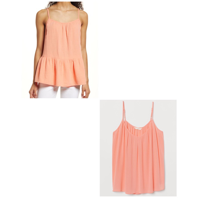 TankTop S Peach By Banana Republic