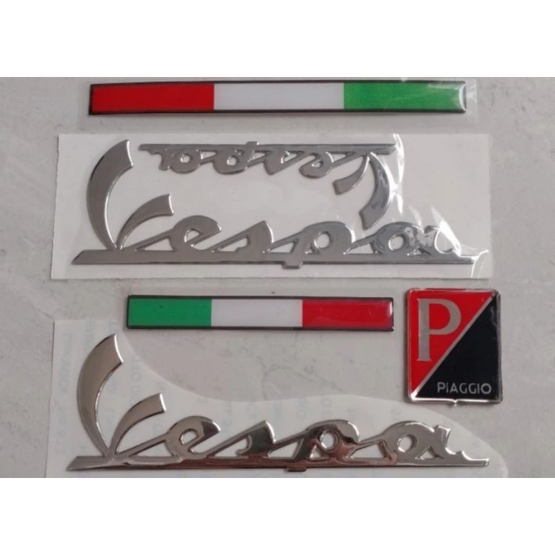 emblem tulisan vespa buat motor uwinfly T3 t3s t3pro green tech smooth zuzu aksesoris motor listrik