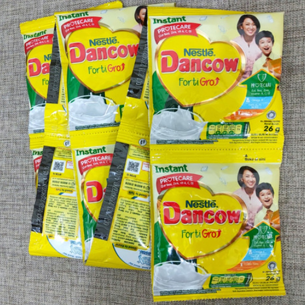 

SUSU DANCOW INSTAN FORTIGROW SACHET NESTLE 1 Renceng 10 sachet