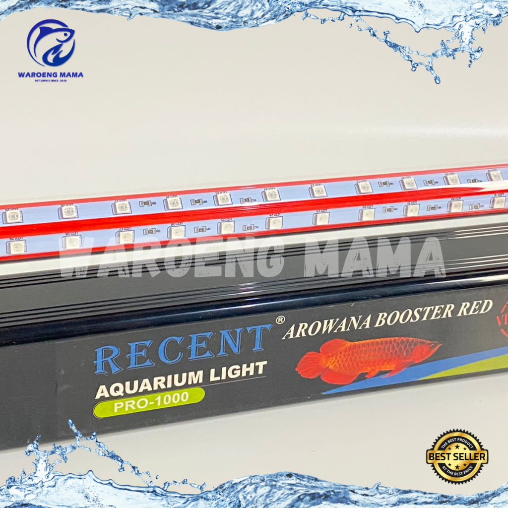 Lampu LED Tanning Recent Arowana Booster Red View Plus PRO 1000 Premium