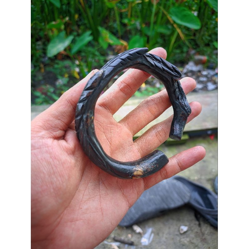 SPESIAL GELANG Akar bahar ukiran daun size jumbo mantap viral asli papua