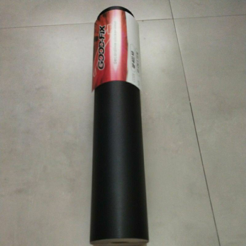 stiker skotlet hitam doff kulit jeruk L 45cm P 1meter