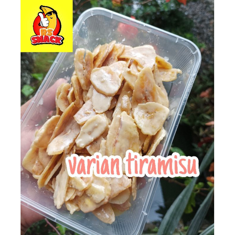

keripik pisang lumer rasa tiramisu