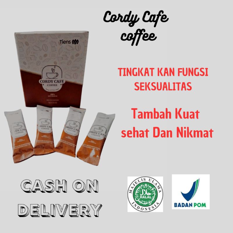 

Cordy Cafe Coffe Strong And Smart Mind 100% Kopi Premium //Sehat Kuat&Nikmat