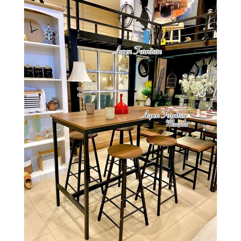 Meja makan bar tinggi (khusus manado)