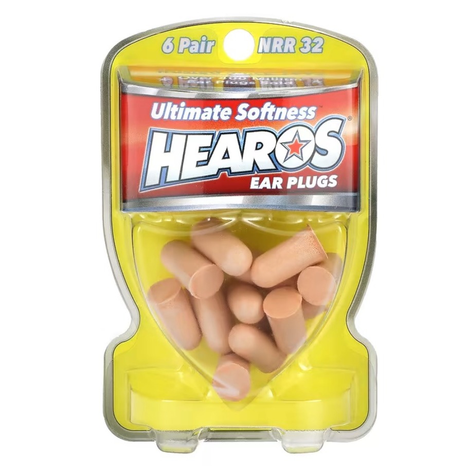 Hearos Ear Plugs Ultimate Softness NRR 32 6 Pair