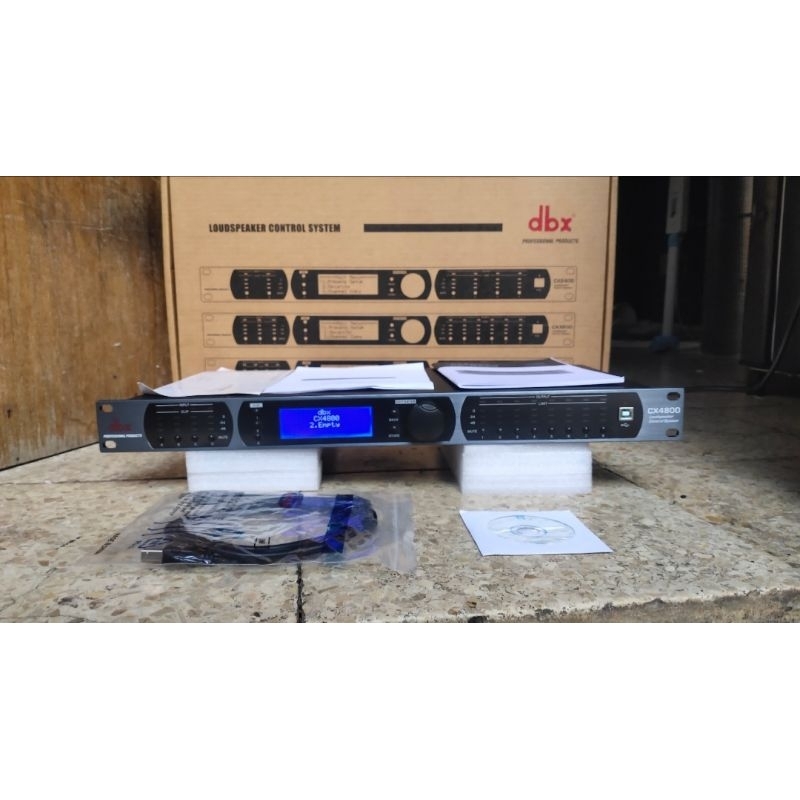 DLMS Driverack DBX CX4800 4in 8out New Grade A Fitur Lengkap CX 4800 Speaker Management Delay Fungsi