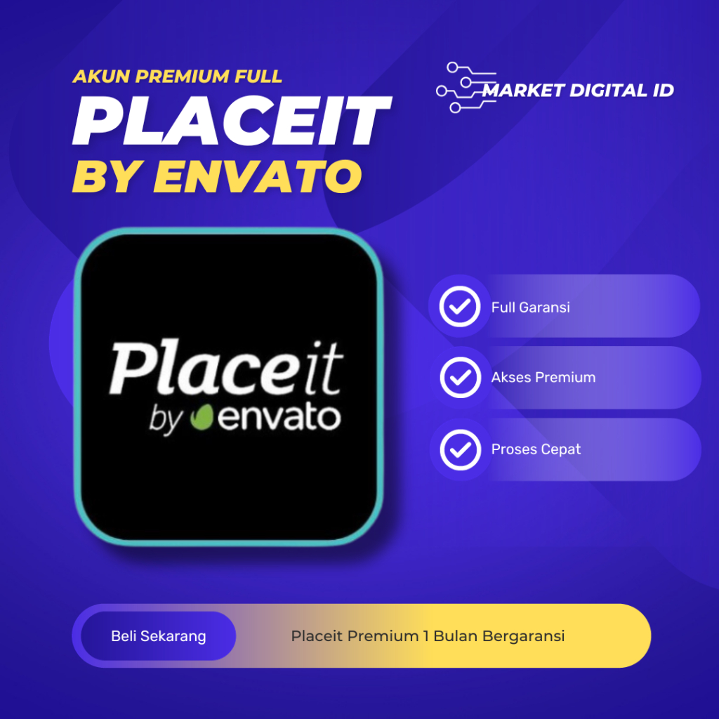 Placeit Premium 1 Bulan Bergaransi