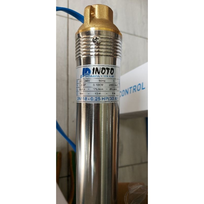 Pompa Submersible Sible Inoto 2in 2" 2dim 2 dim Pompa Celup + CONTROL BOX + KABEL Pompa sumur dalam 