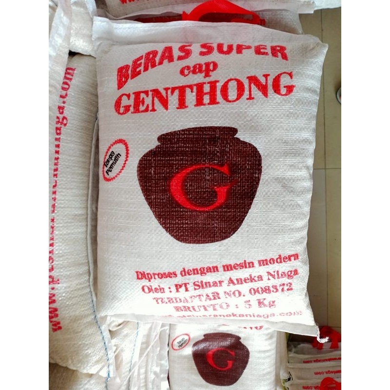 

Beras Genthong 5 Kg