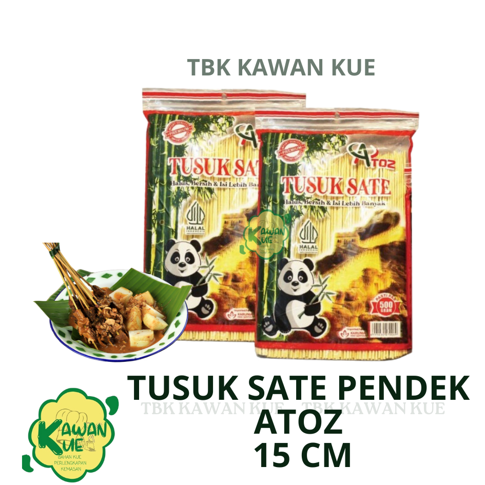 Tusuk Sate Pendek dan Panjang Tusuk Sate Atoz /Tusuk Sate Karya Bambu