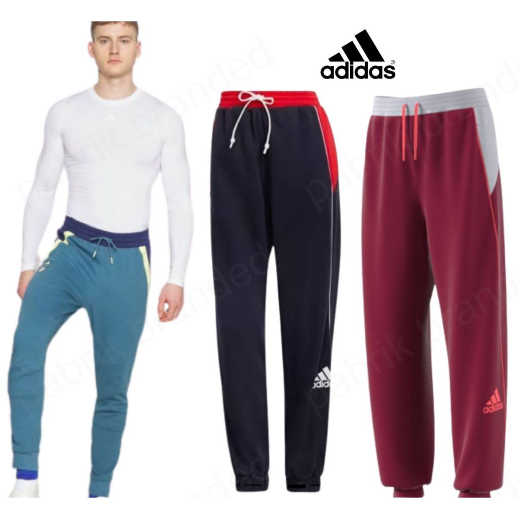 pabrik branded adidas track pants unisex adult M L 2X celana dewasa celana panjang pria wanita dewas