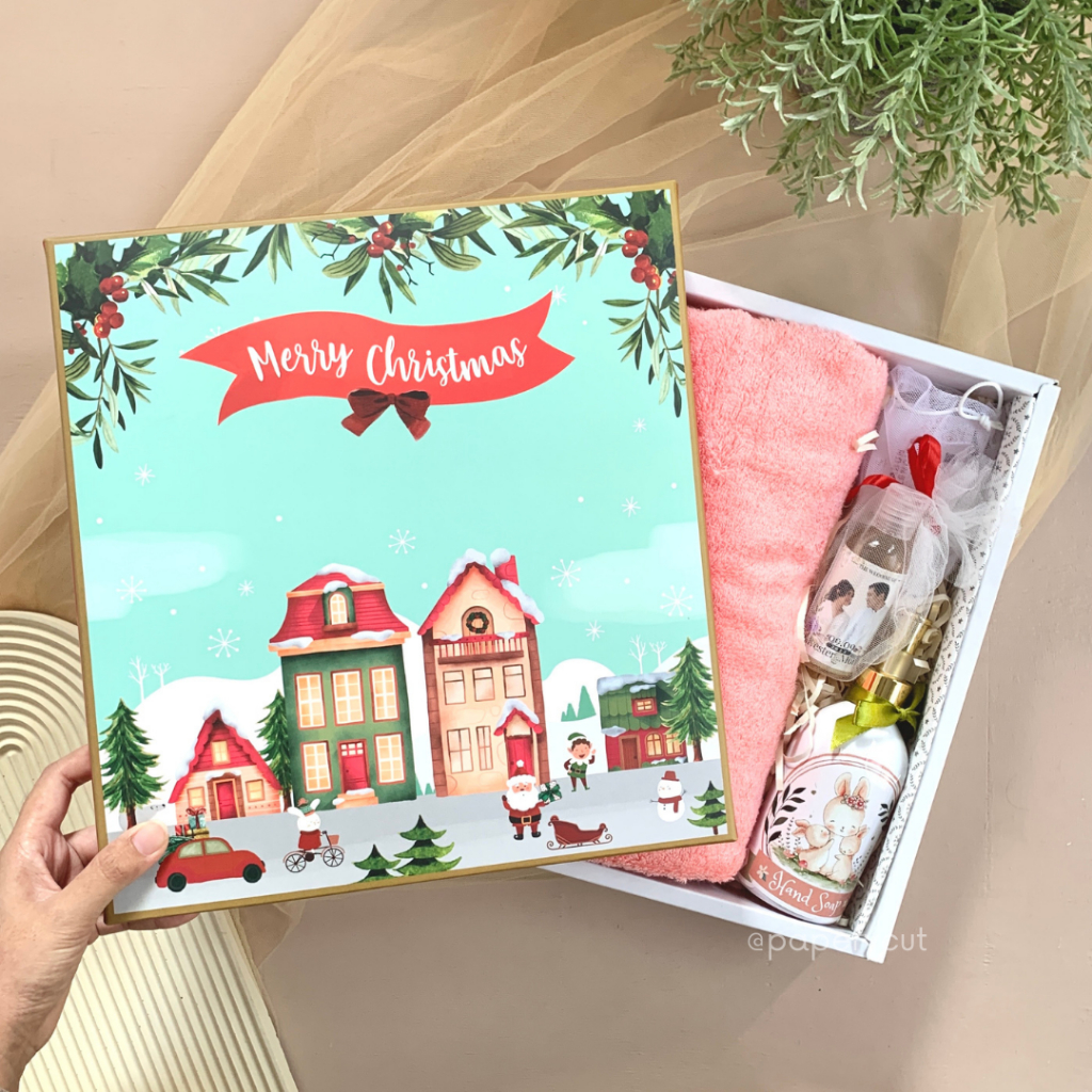 

Box Dus Kotak Packaging Natal / Christmas 26 x 28 x 6.5 cm