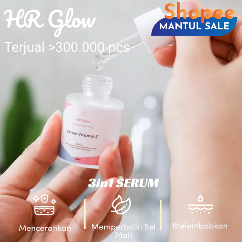 BEST SELLER Serum Wajah Vitamin C HR GLOW - 20ml / Serum wajah Glowing / serum jerawat dan bekasnya 