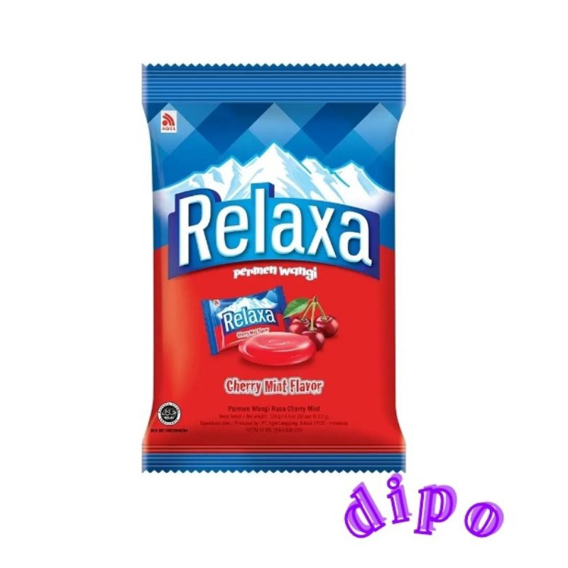 

(P24) Relaxa CHERRY MINT Permen isi 50 pcs