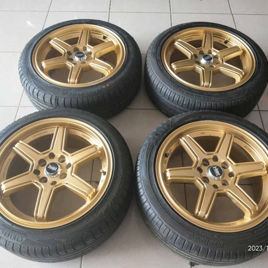Velg Mobil Bekas Ring 16 LEBAR 7 Lubang 4 ET42 BAN 195 50 R16