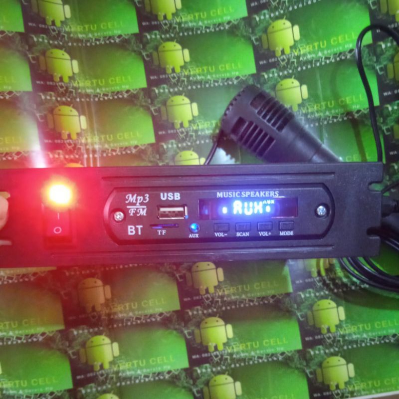 1Set Modul MP3 Karoke Bluetooth+Ampli tinggal pakai.