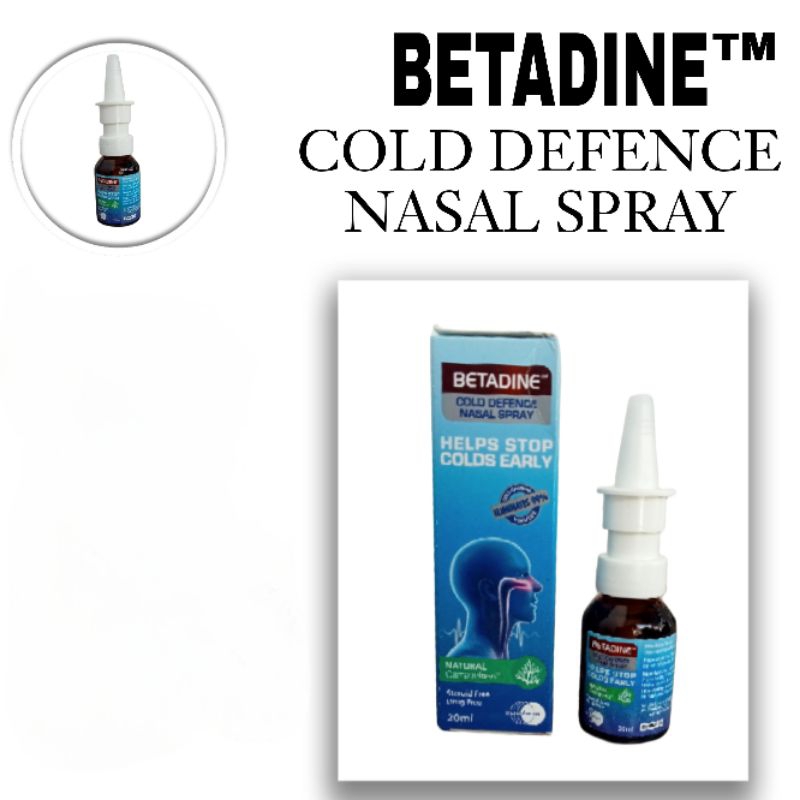 BETADINE Cold Defence Nasal Spray Hidung Anti Virus Untuk Dewasa
