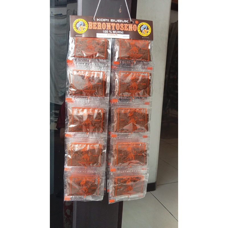 

Kopi bubuk Brontoseno 50sachet