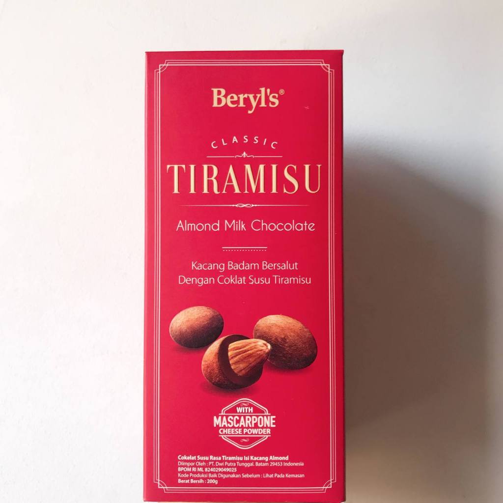 

Coklat Beryls tiramisu Almond Milk 200gr