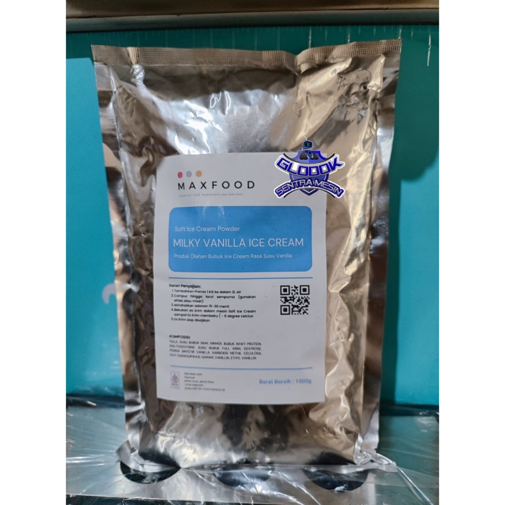 

Bubuk Soft Es Krim Bubuk Soft Ice Cream MAXFOOD Powder 1KG