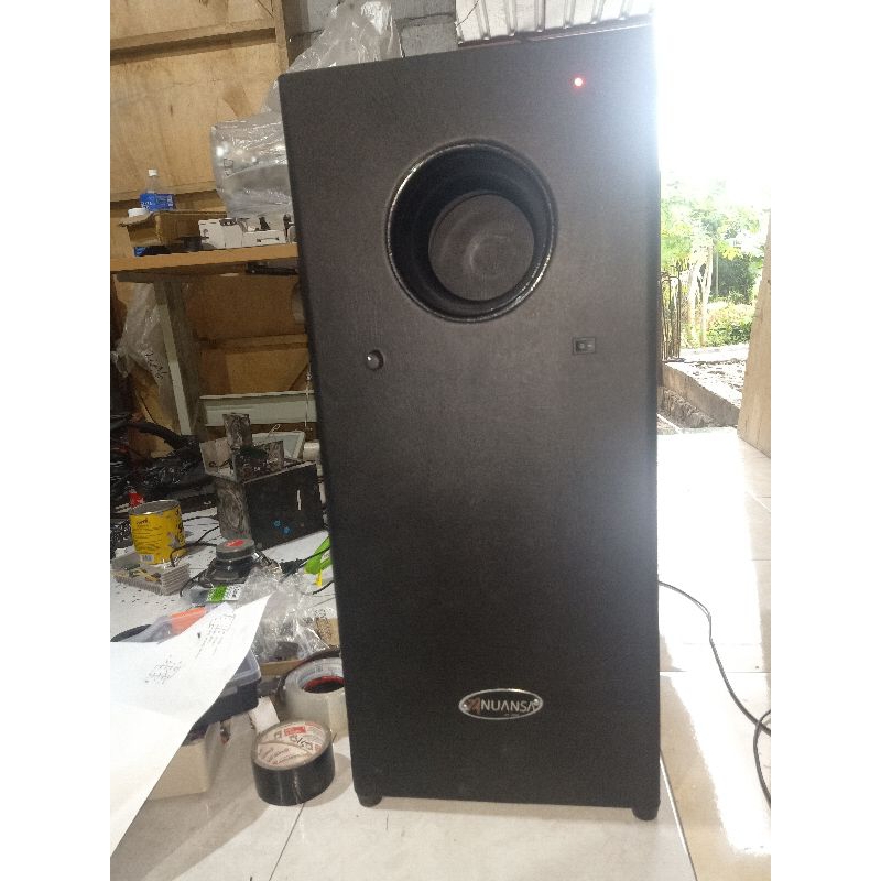 subwoofer aktif bazooka model psw500 speaker 12" single legacy glerrr horeg