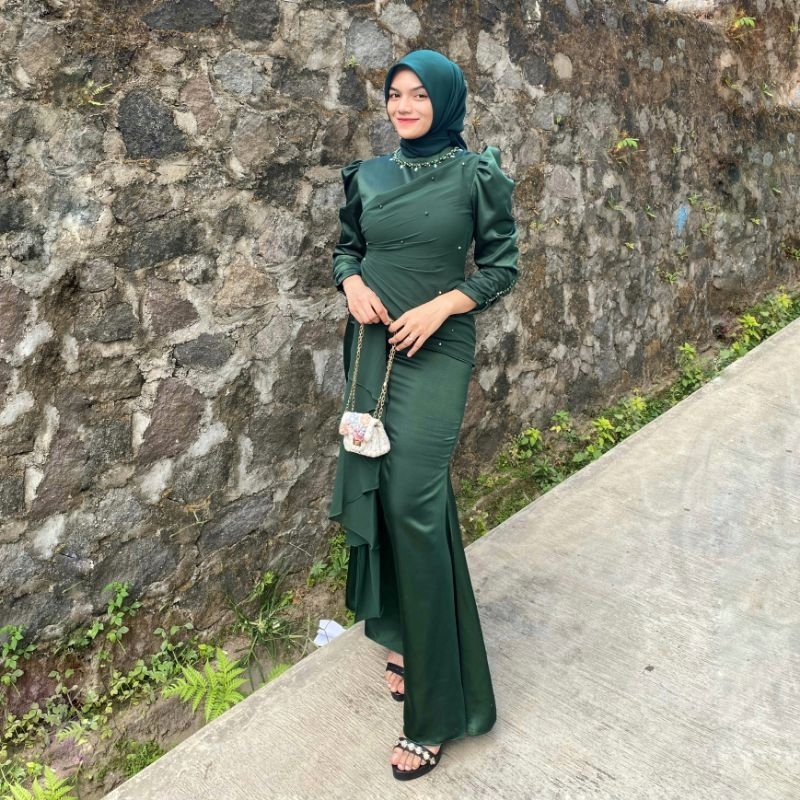 CLARA DRESS Ceruty Kondangan/Wisuda/lamaran