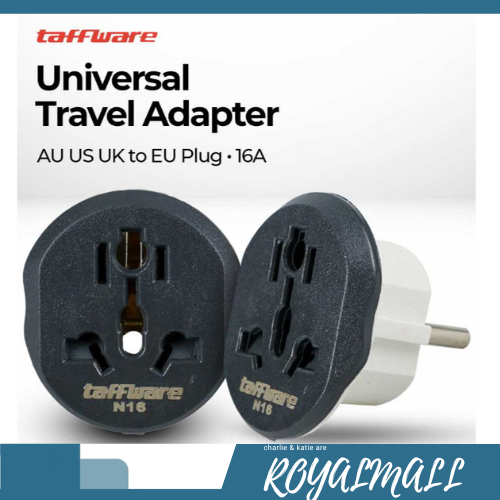 Loop Universal Travel Adapter AU US UK to EU Plug 16A / Colokan Listrik Adapter Adaptor Konventer Co